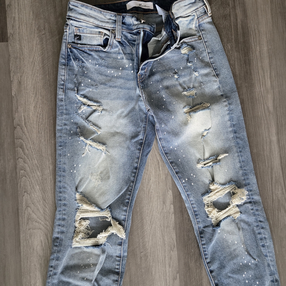 KanCan Light Blue Distressed Skinny Jeans